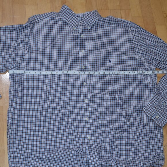 RALPH LAUREN Men's Sz 2XLT Plaid Button Front Shirt - Picture 7 of 7